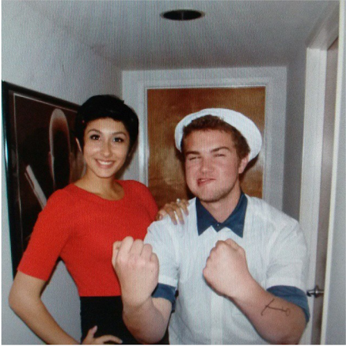 Popeye and Olive Oyl- Halloween
