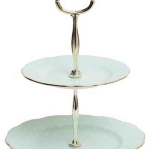 Royal Albert - Old Country Roses Polka Rose 2 Tier Cake Plate
