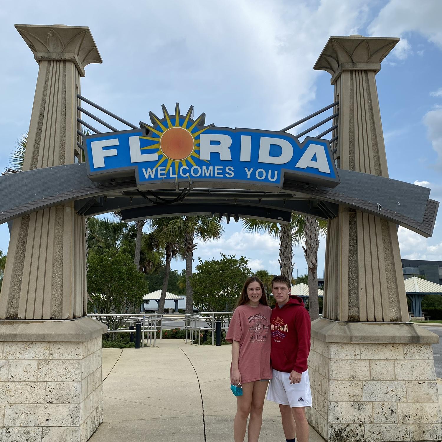 1st road trip to Florida - 2020