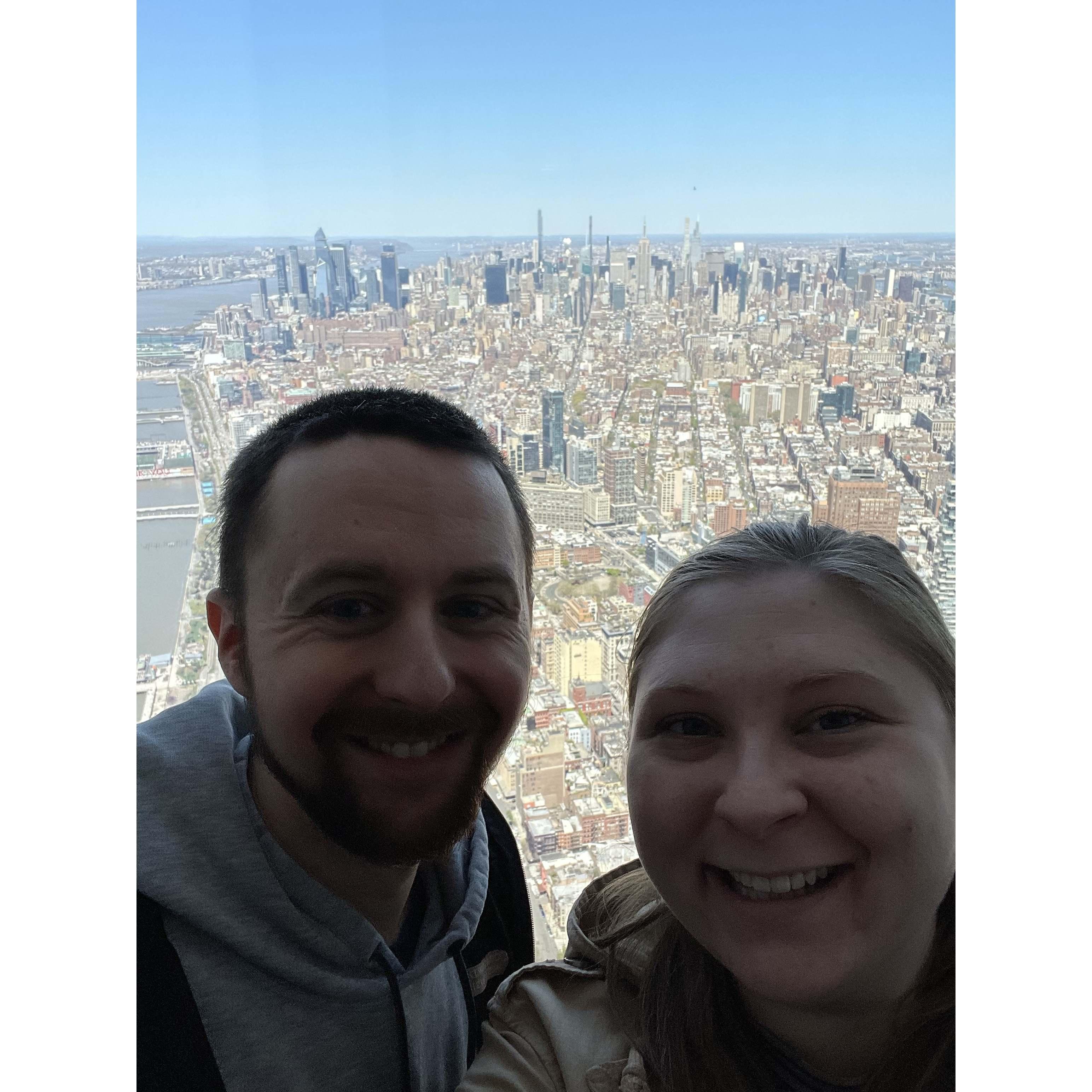 102 stories up to see the NYC skyline! We loved New York and can't wait to go back!