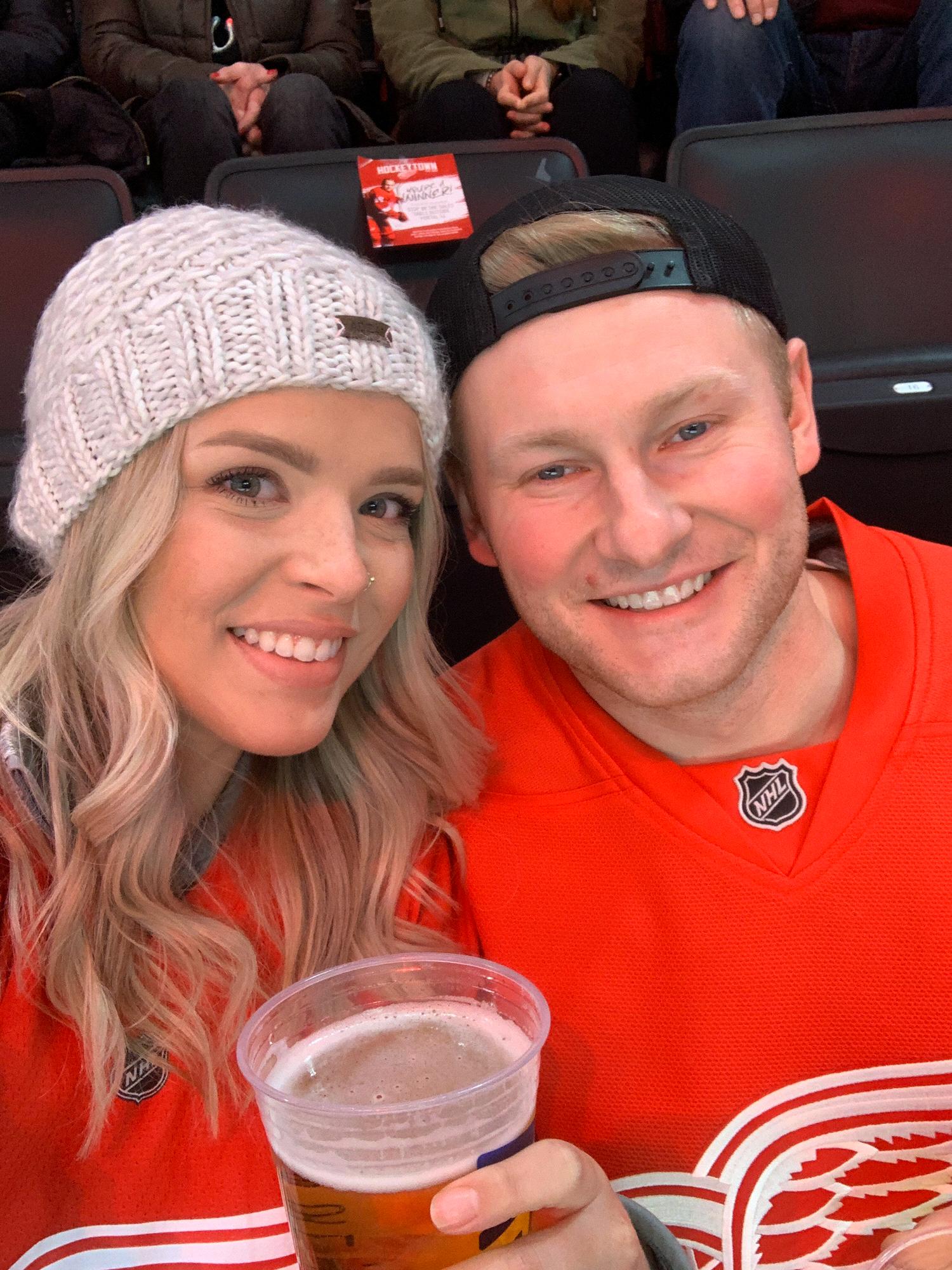 Red Wings game, December 2019. They lost.