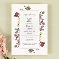 Smith and Mills Frame | Cream | Zola Wedding Invitations