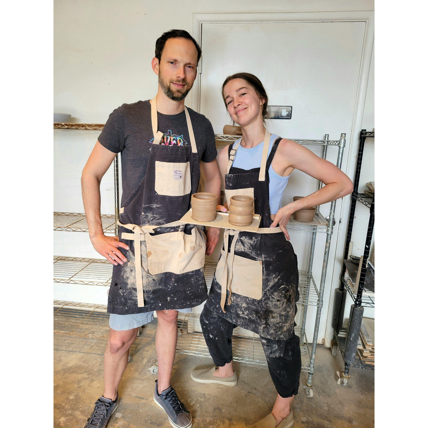 Coffee and clay morning