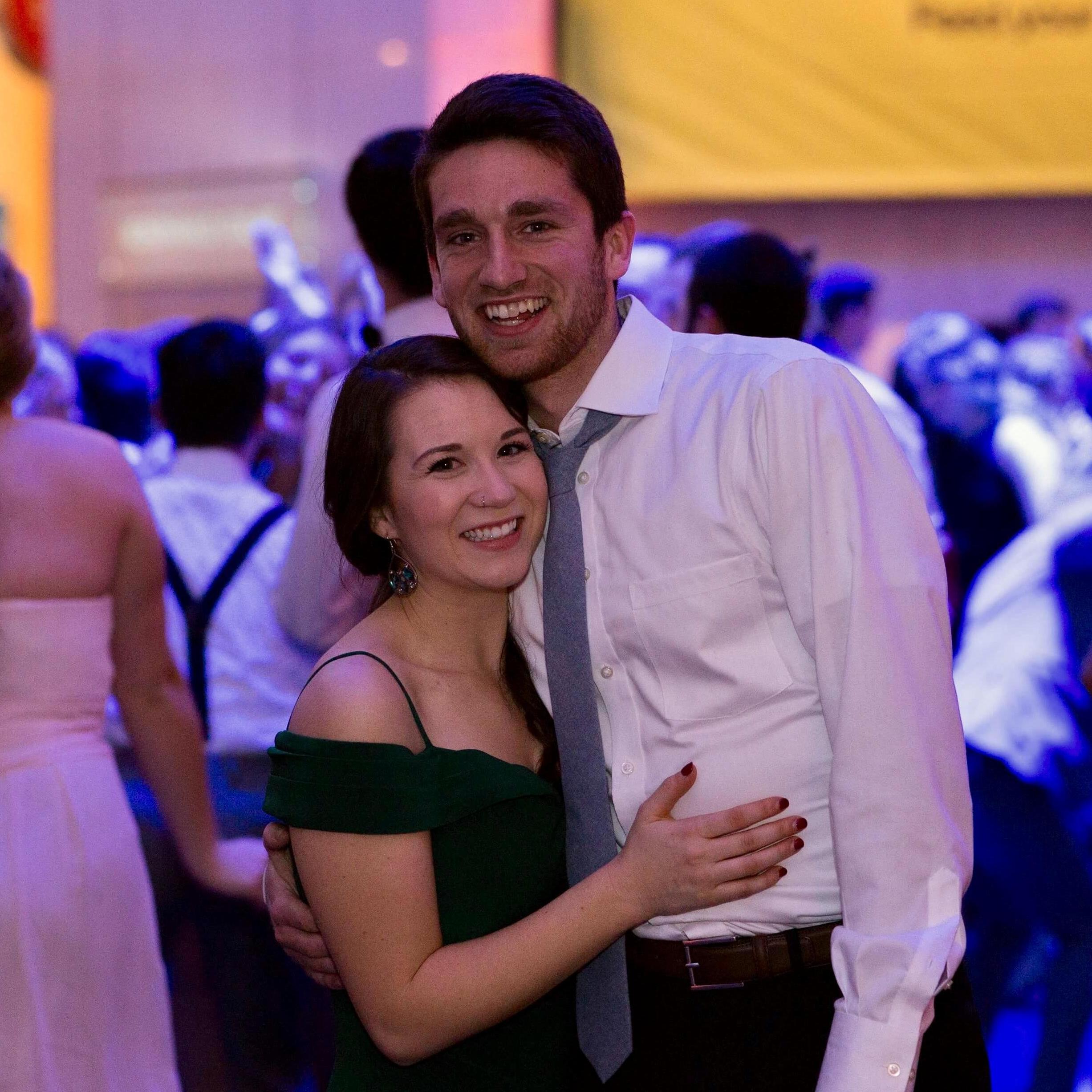 When he had to go with her to Pres Ball because he lost what are the odds. She wasn't mad about it.