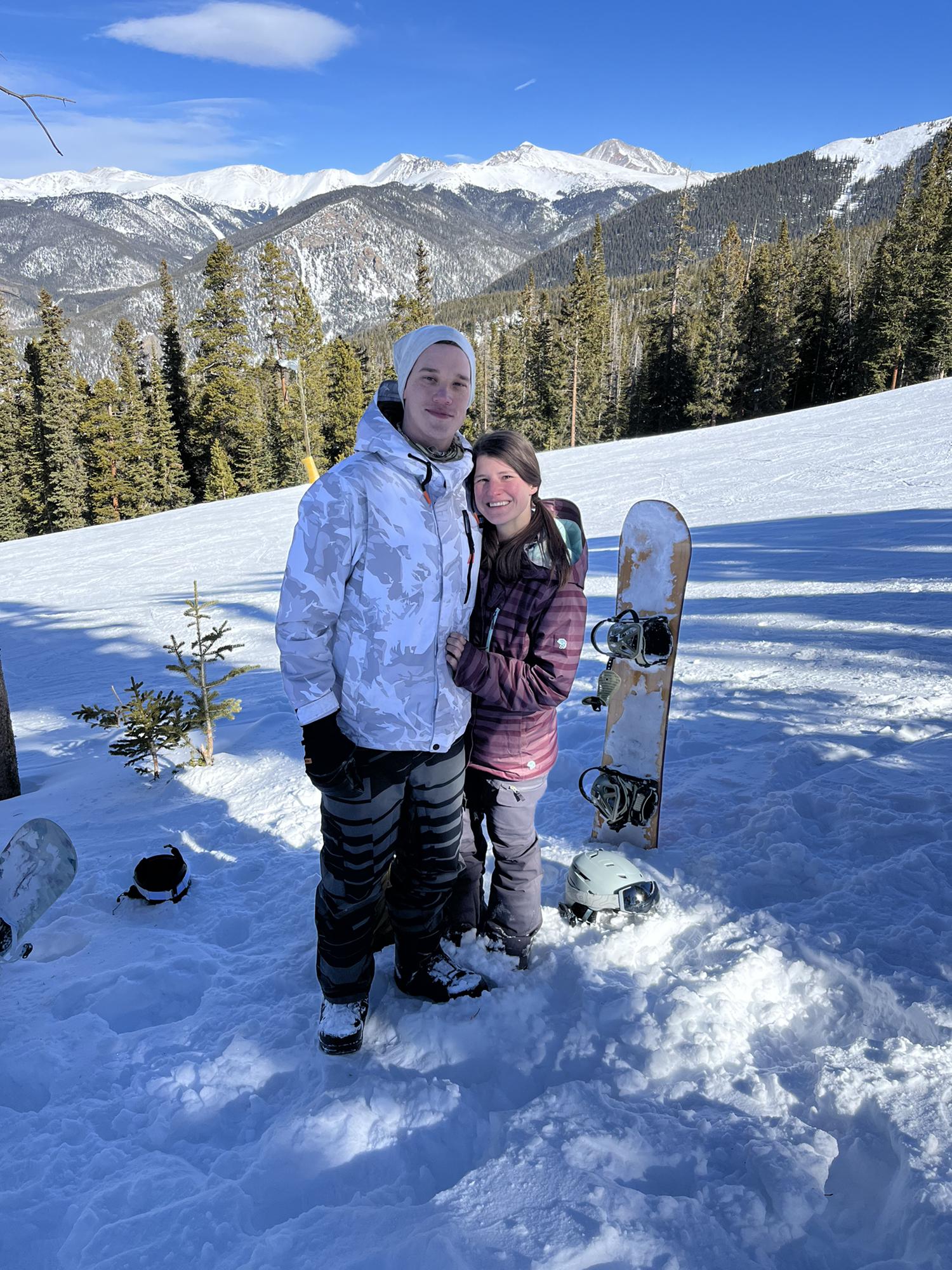 Snowboarding at Keystone