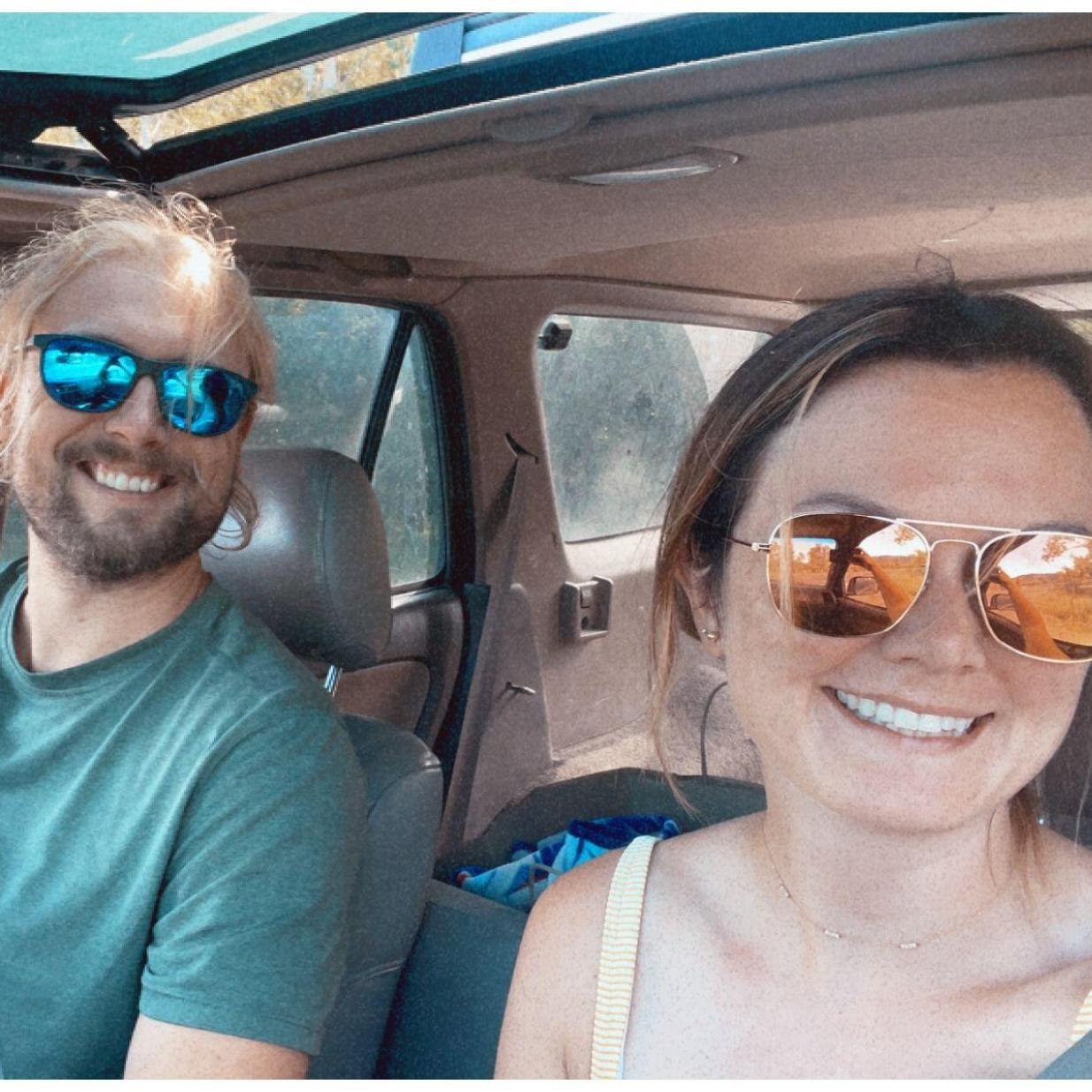 Big grins in the Tetons on Shannon's birthday in 2022