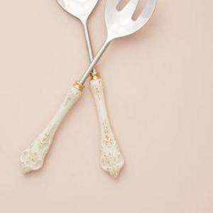 Goldenrod Serving Utensils, Set of 2