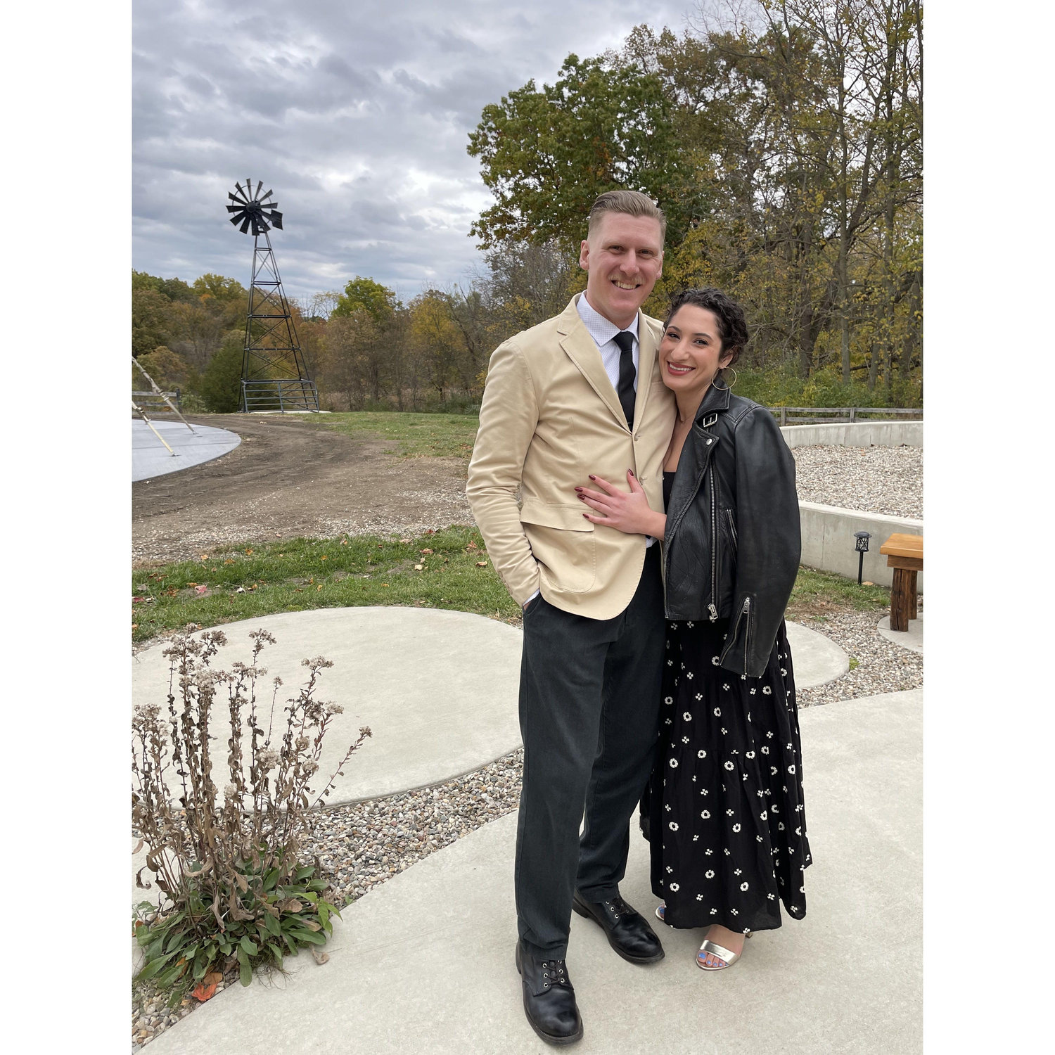 Our first wedding we attended together.