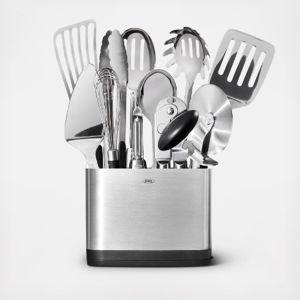 OXO Steel 15-Piece Utensil Set