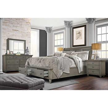 Allenville 5-piece King Bedroom Set, Gray