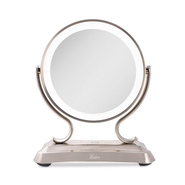 Zadro Glamour Round Surround LED Mirror, 5X/1X Magnification