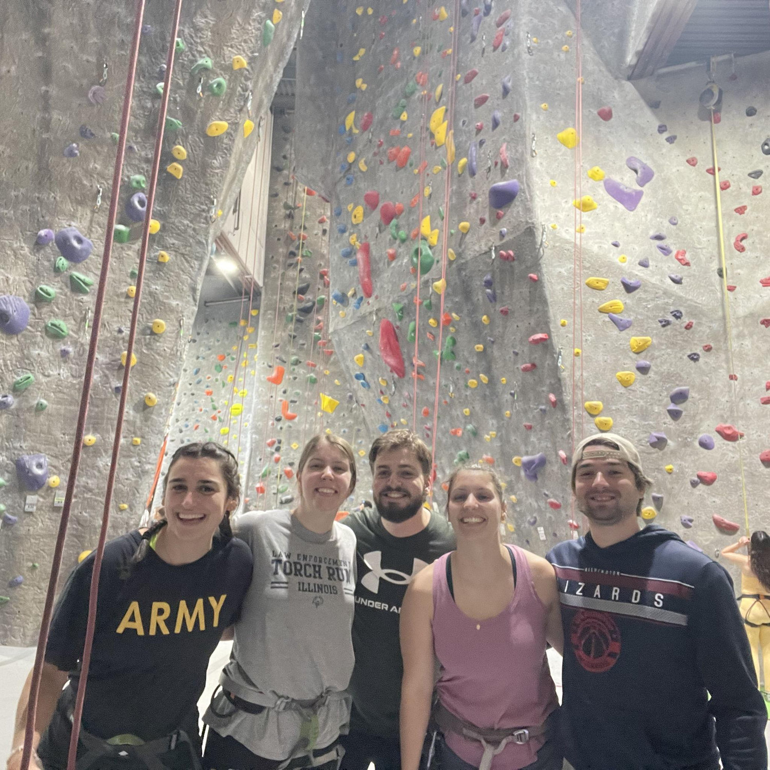 Rock climbing with Sarah!