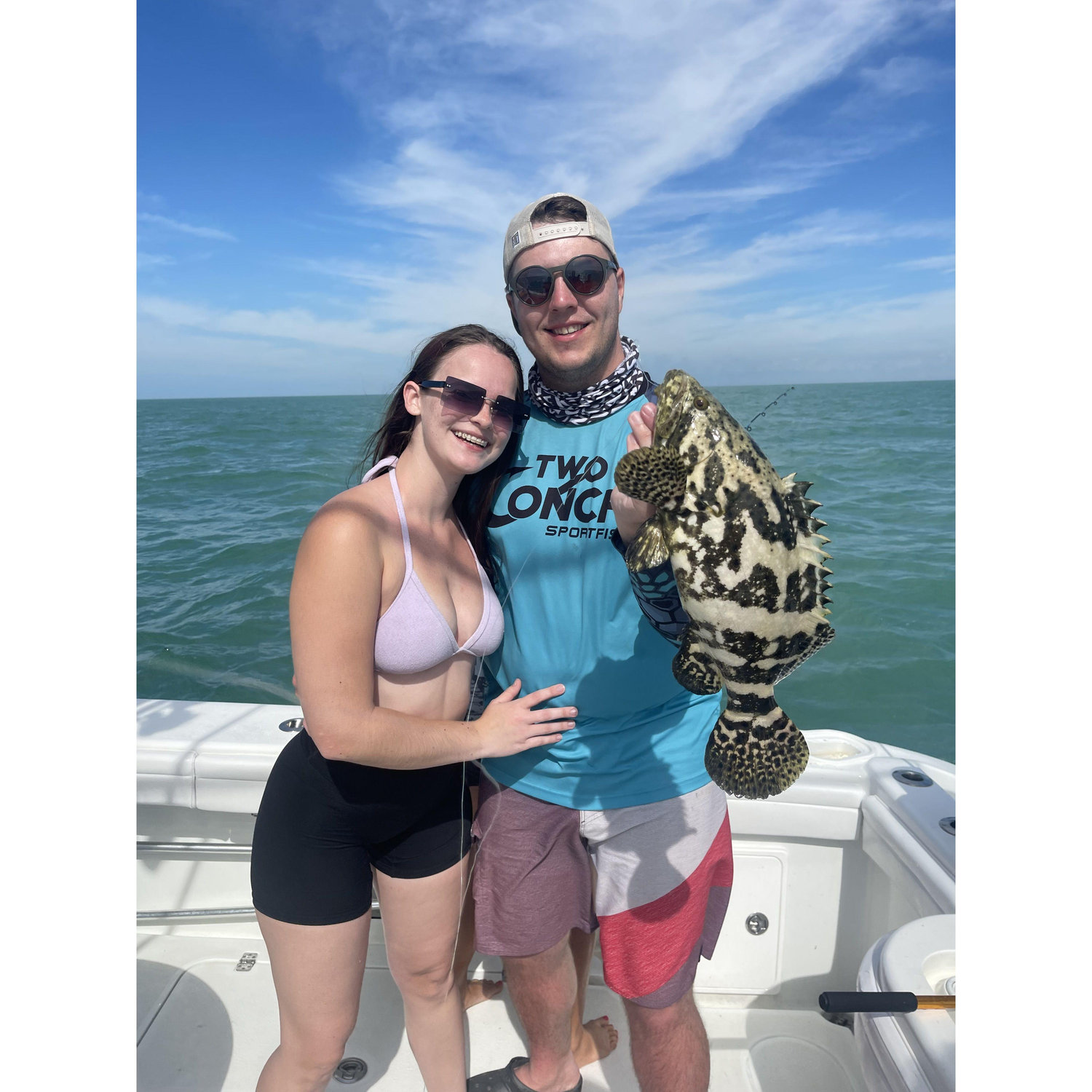Cam took us fishing!!