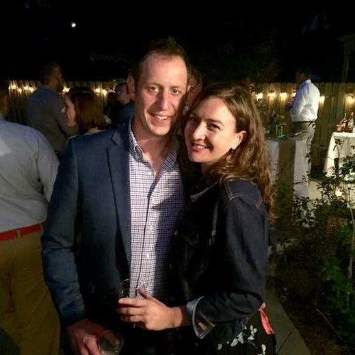 DC celebrating Caitlin and Matt!