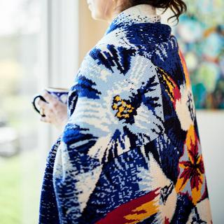 Italian Merino Wool Luna Throw Blanket