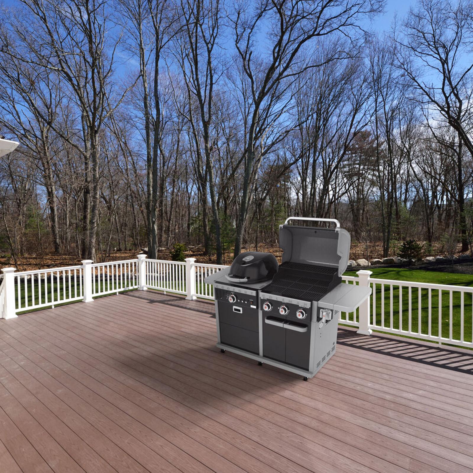 Coleman, Revolution Dual Fuel 3-Burner Gas Grill & Charcoal