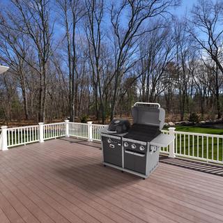 Revolution Dual Fuel 3-Burner Gas Grill & Charcoal Kettle Grill