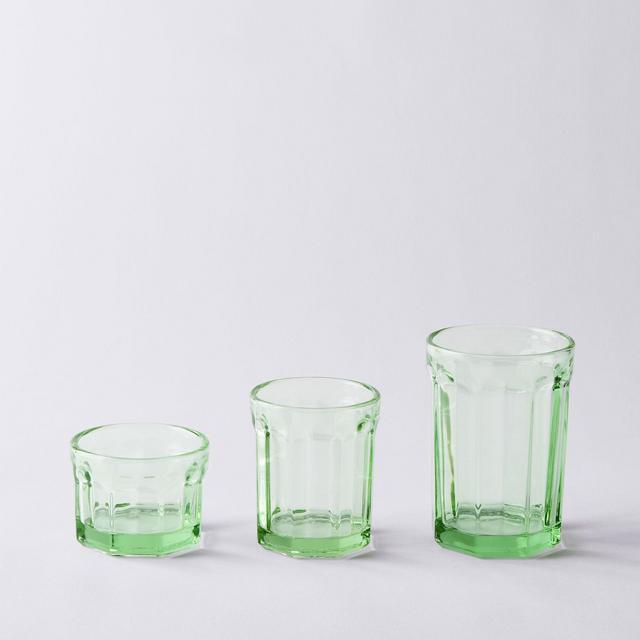 Medium Serax Fish & Fish Green Transparent Glasses