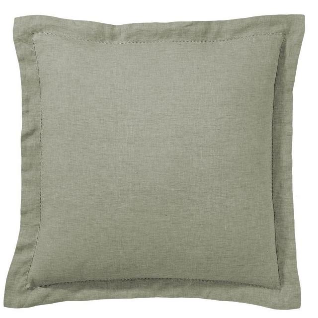 Loden Belgian Flax Linen Euro Shams, Set of 3