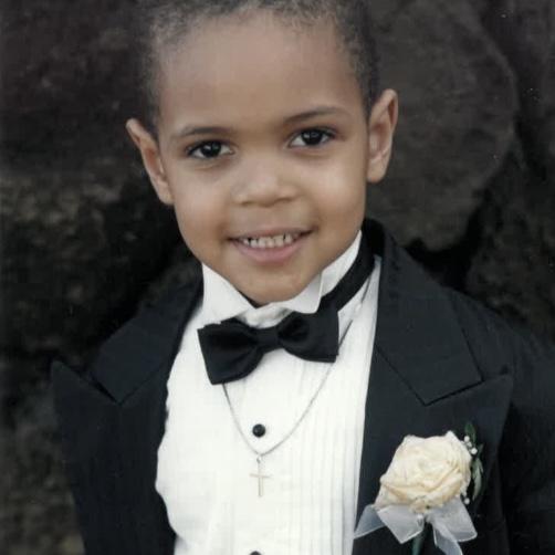 Little Caleb dressed up!