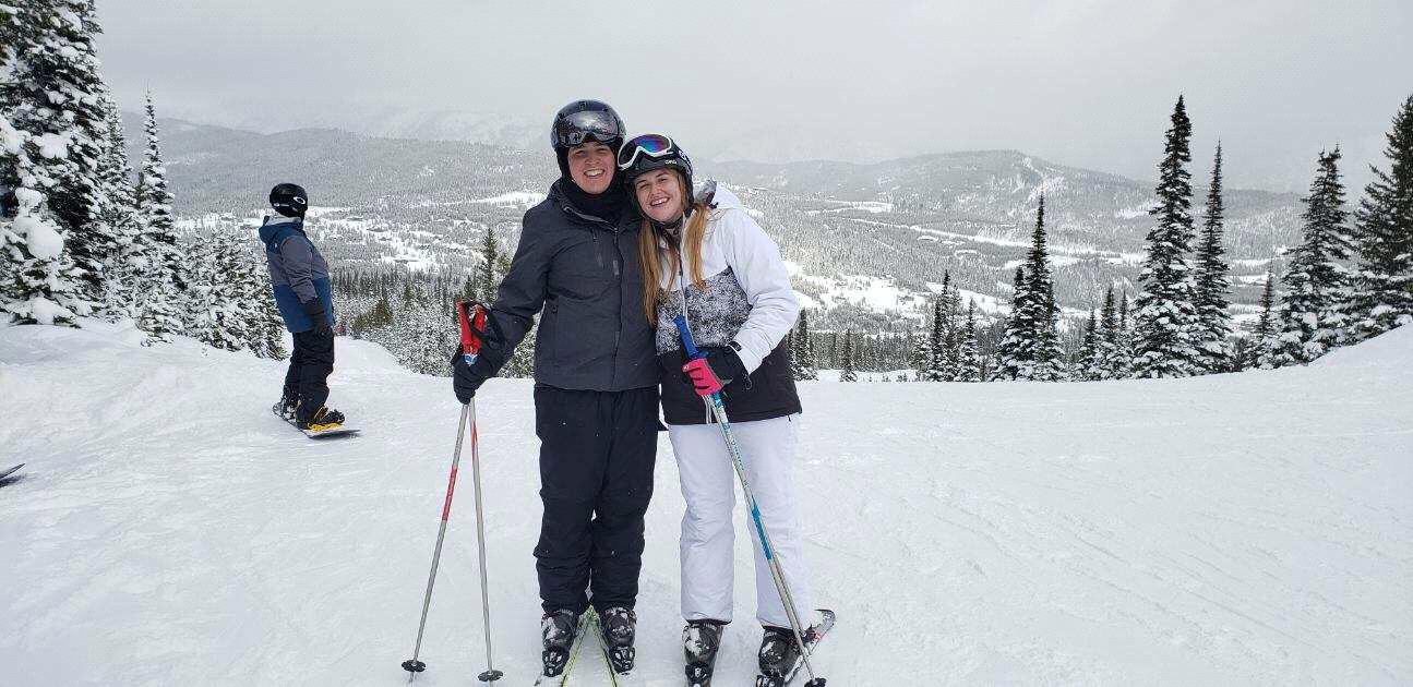 Skiing in Big Sky, Montana