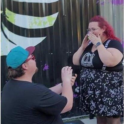 I swear I said "Yes" but I was so surprised and speechless.