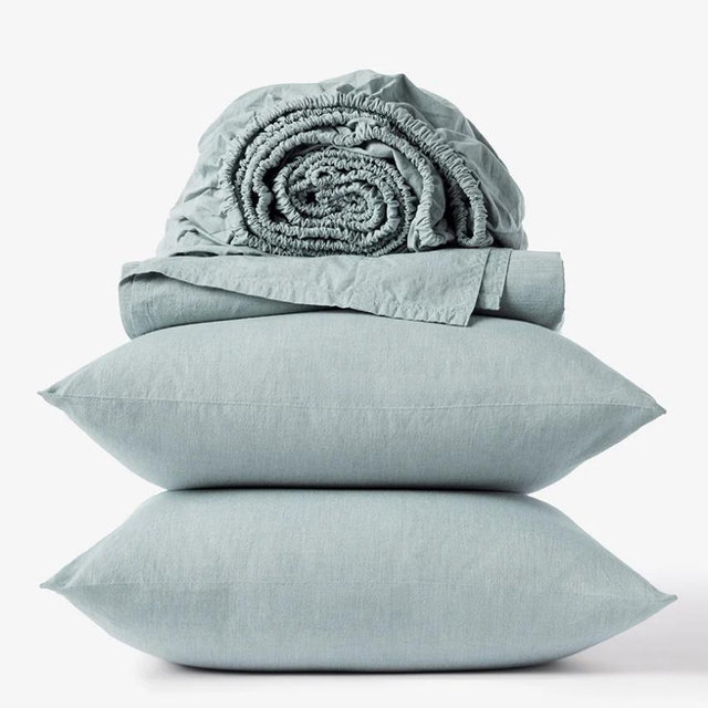 Organic Crinkled Percale™ Sheet Set