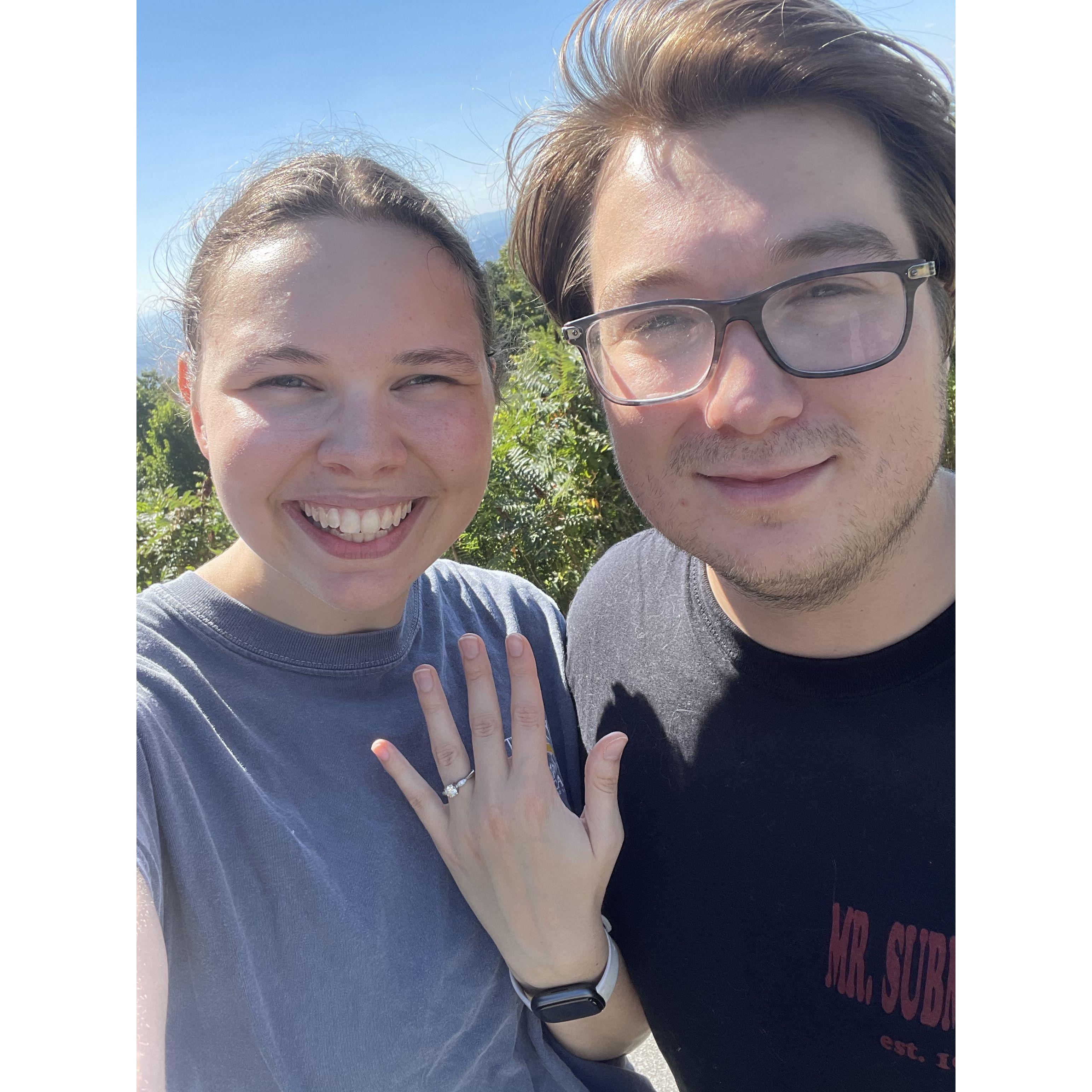 It's official. We're engaged!