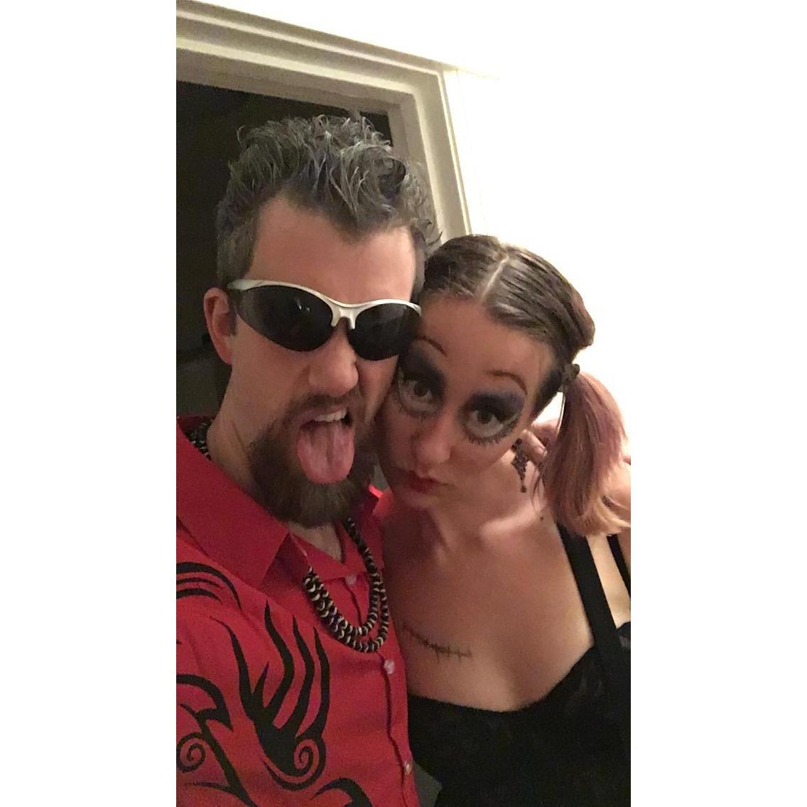 Halloween 2017. We were guys and dolls. Get it?
