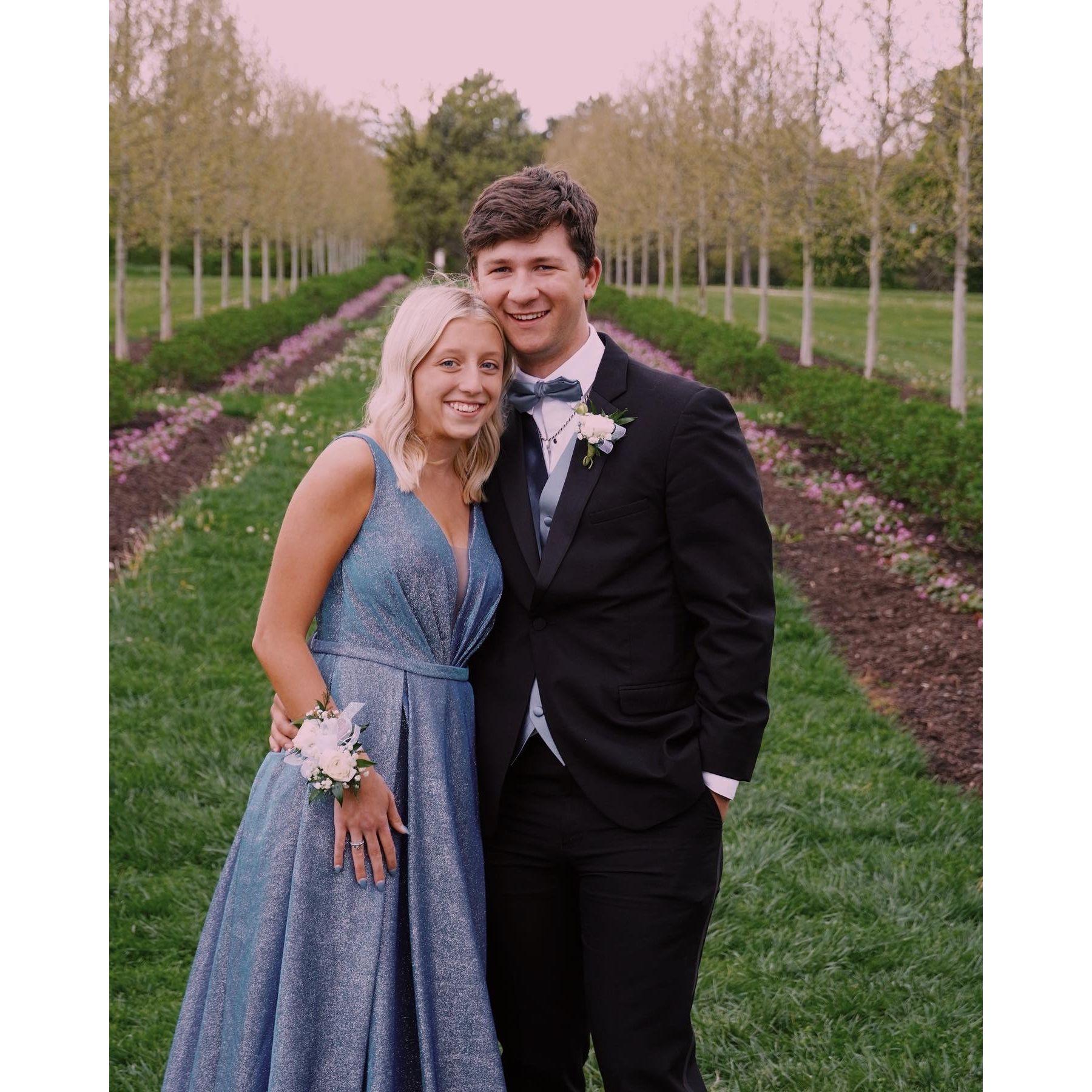 One of the many proms we went to together
