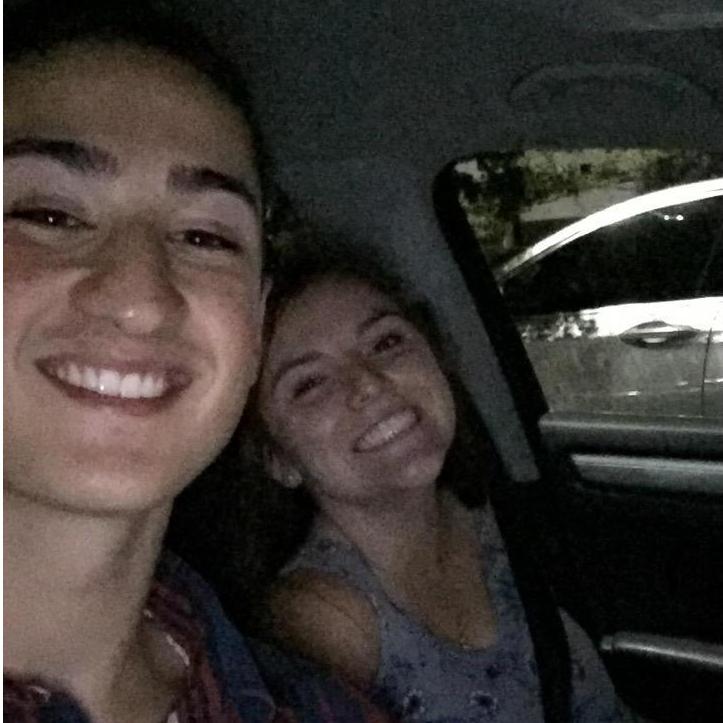 This picture was taken on our very first date!