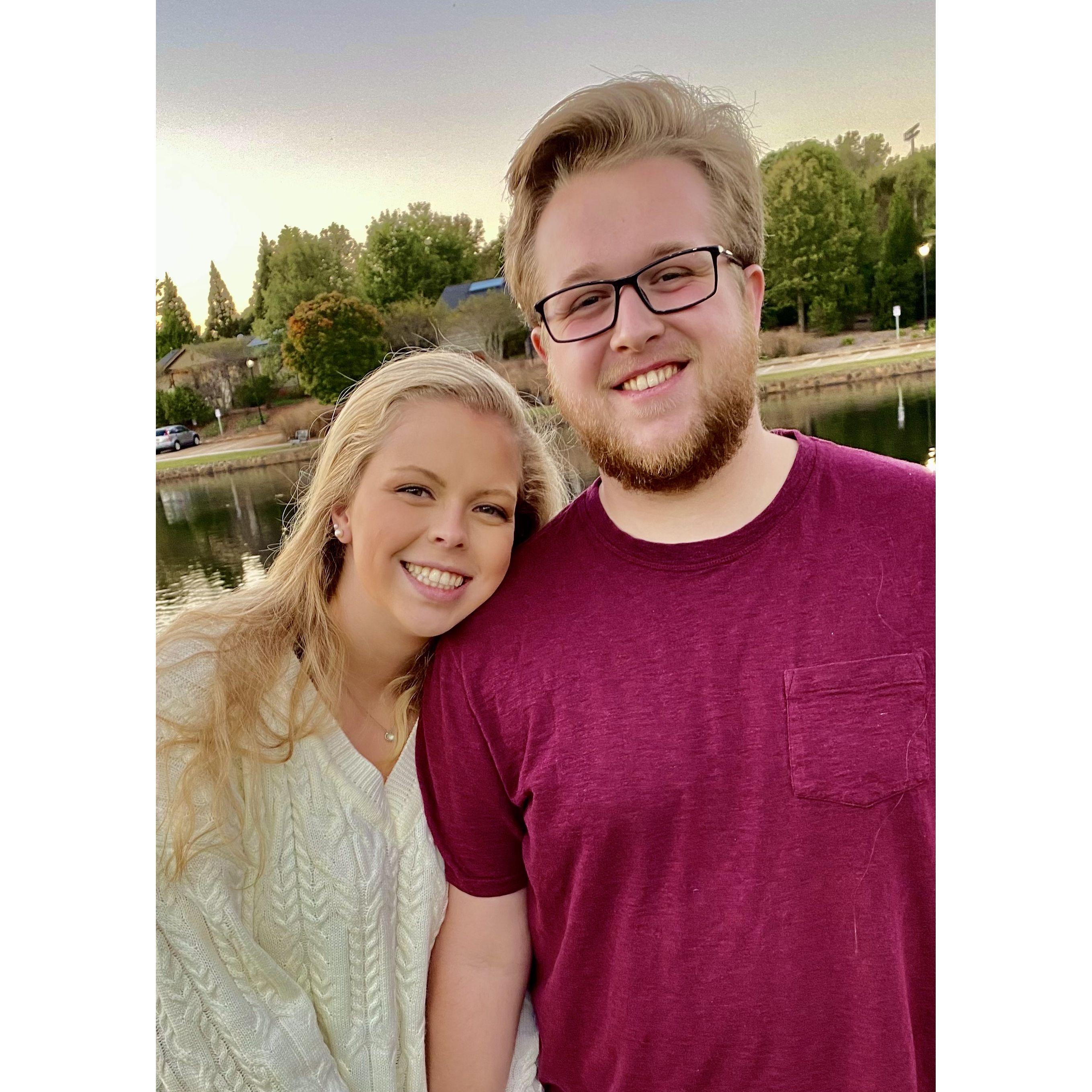 This is actually our first "real" photo together.  Since we started dating during COVID, we didn't have any nice pictures together.  This was taken in 2020 just to have a nice picture :)