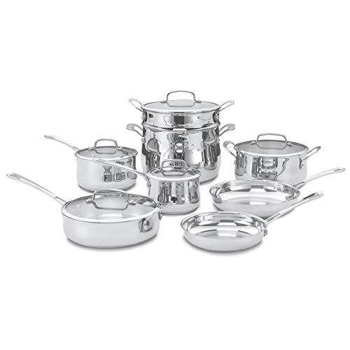 Cuisinart 44-13 Contour Stainless 13-Piece Cookware Set