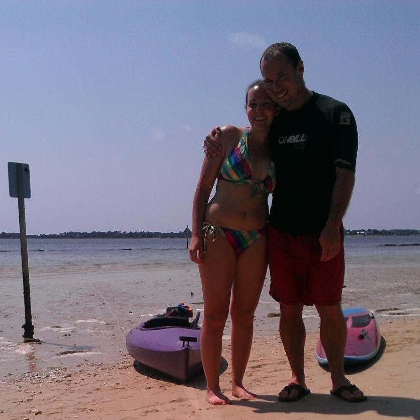 One of our first dates for Round 2. Kayak/paddle out to an island then we went out to eat.