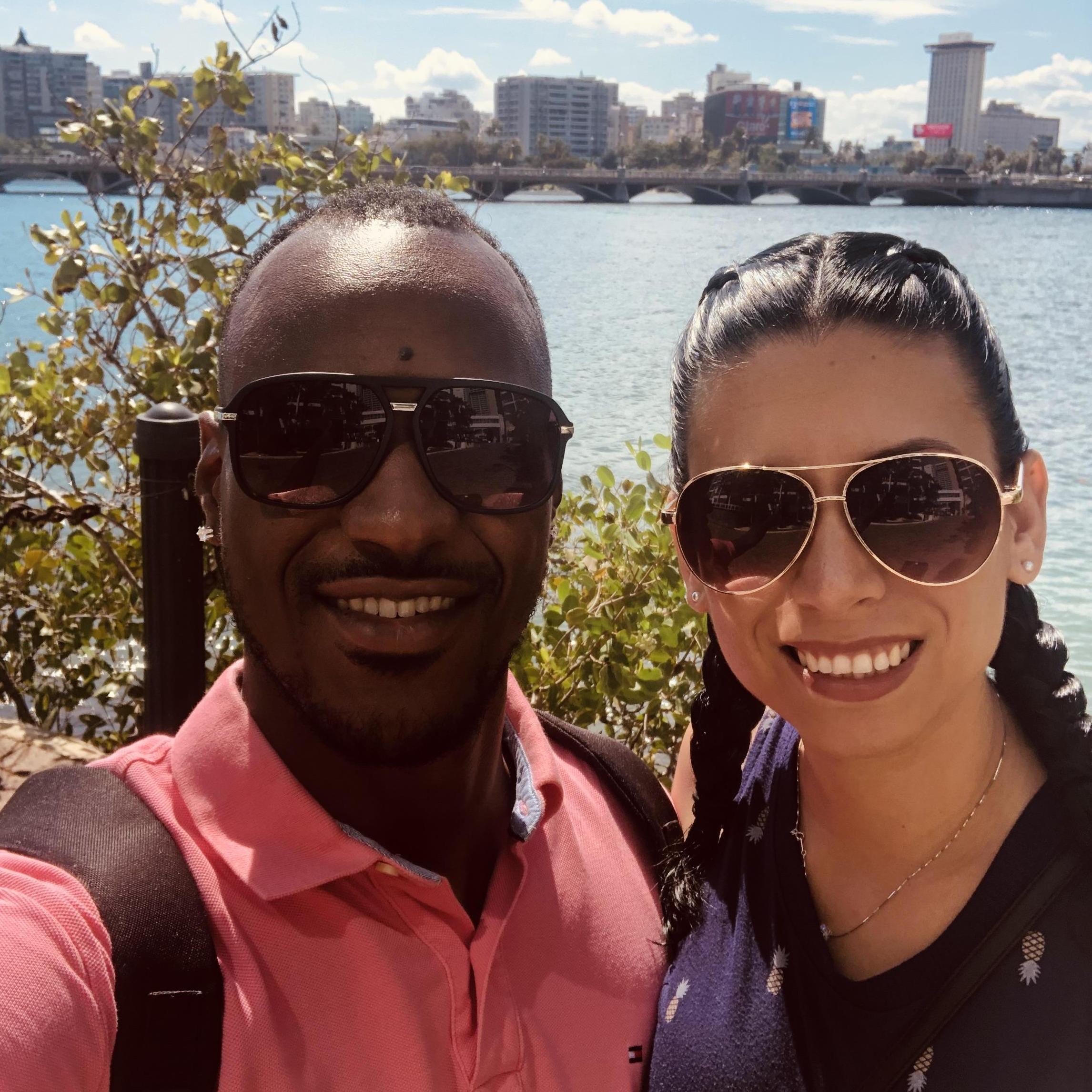 Checking out San Juan, Puerto Rico before one of our cruises.