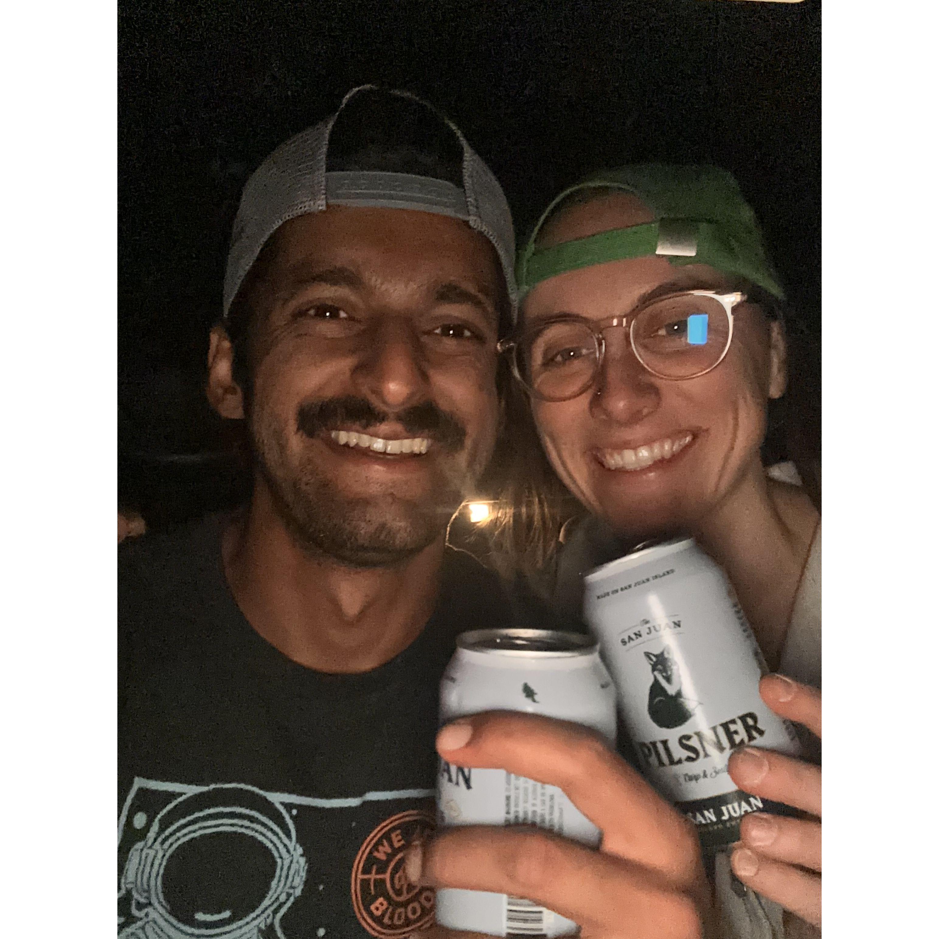 Beers after climb