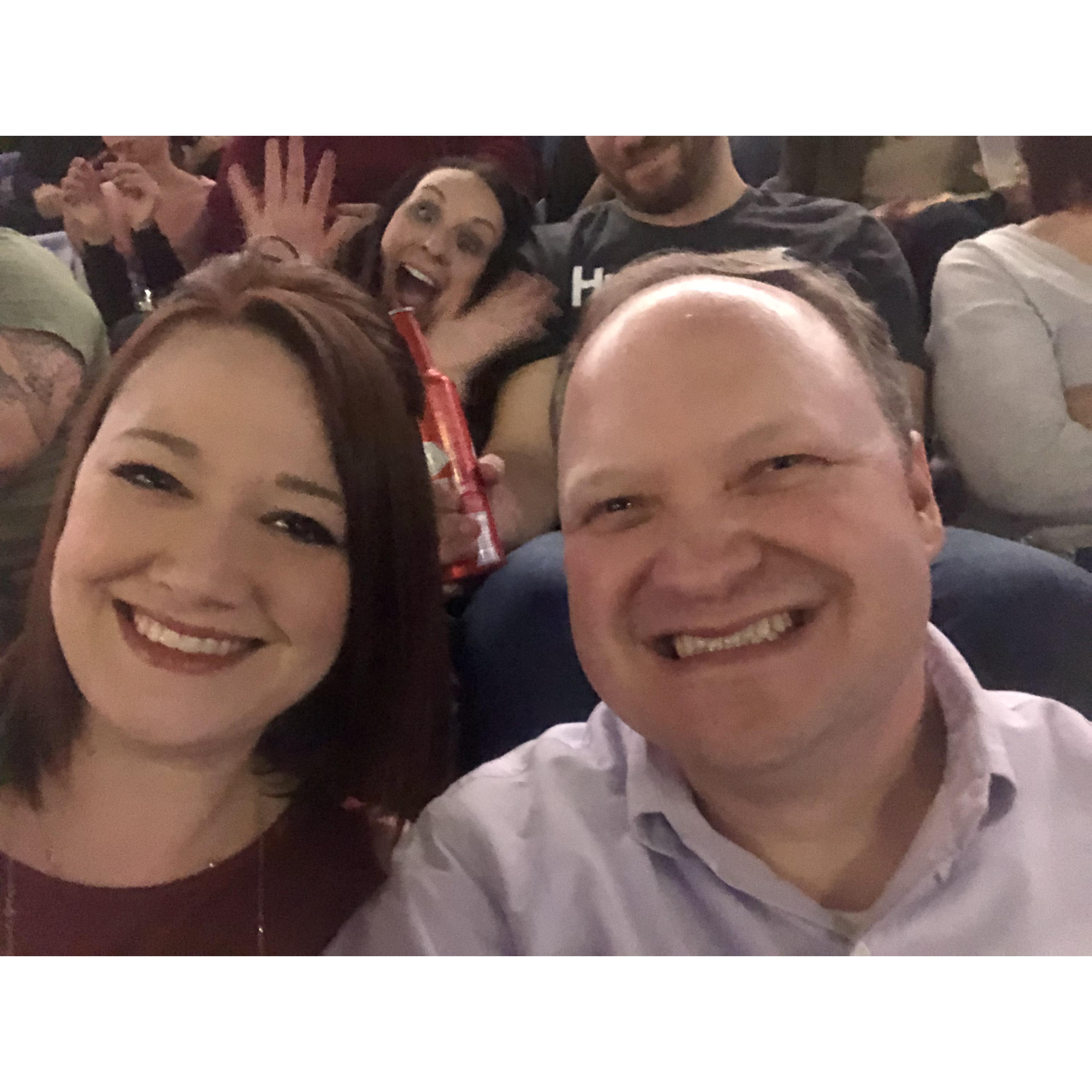 Celebrating our engagement with a concert.