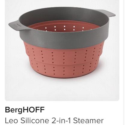 BergHOFF Leo silicone 2-in-1 steamer