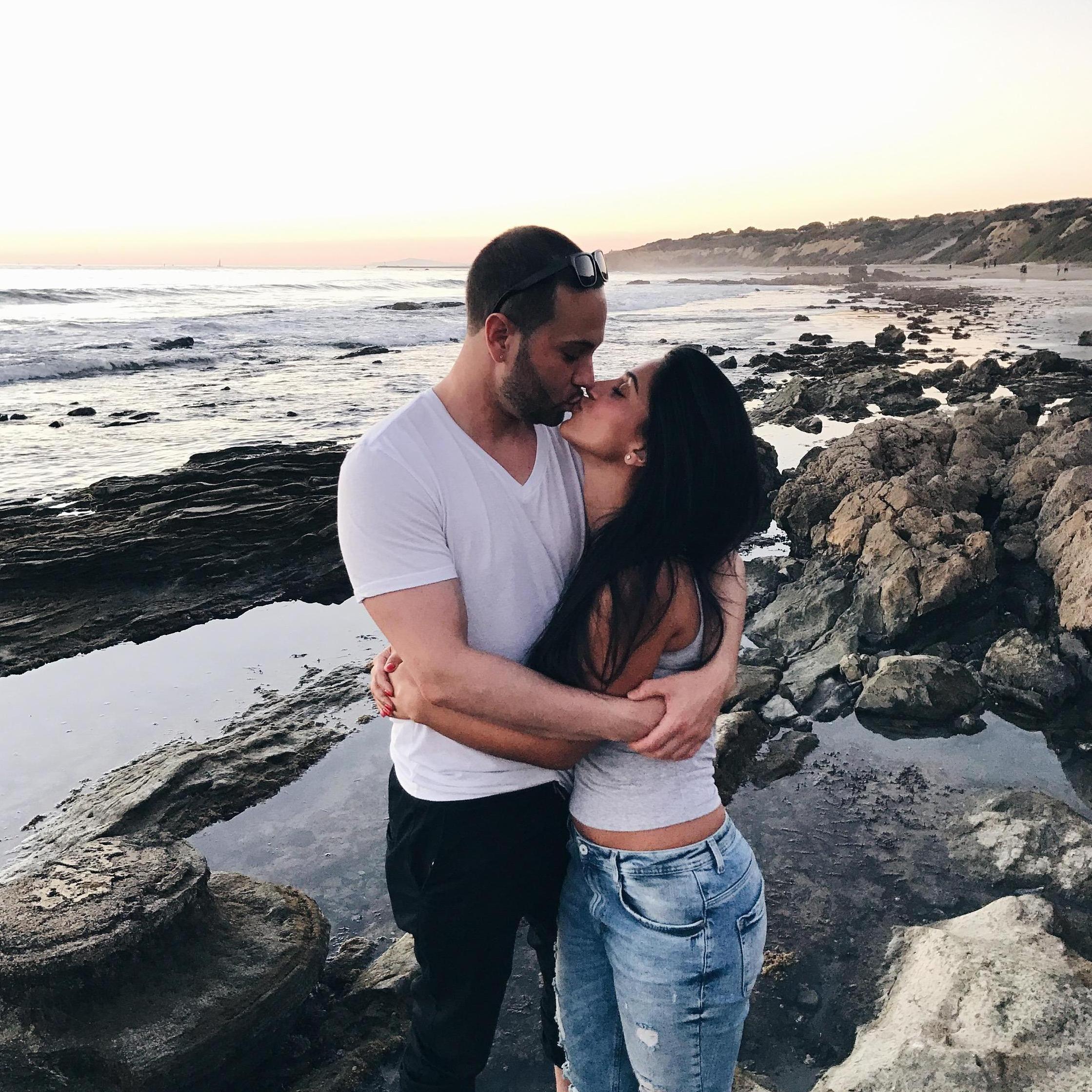 Chasing sunsets at Crystal Cove.