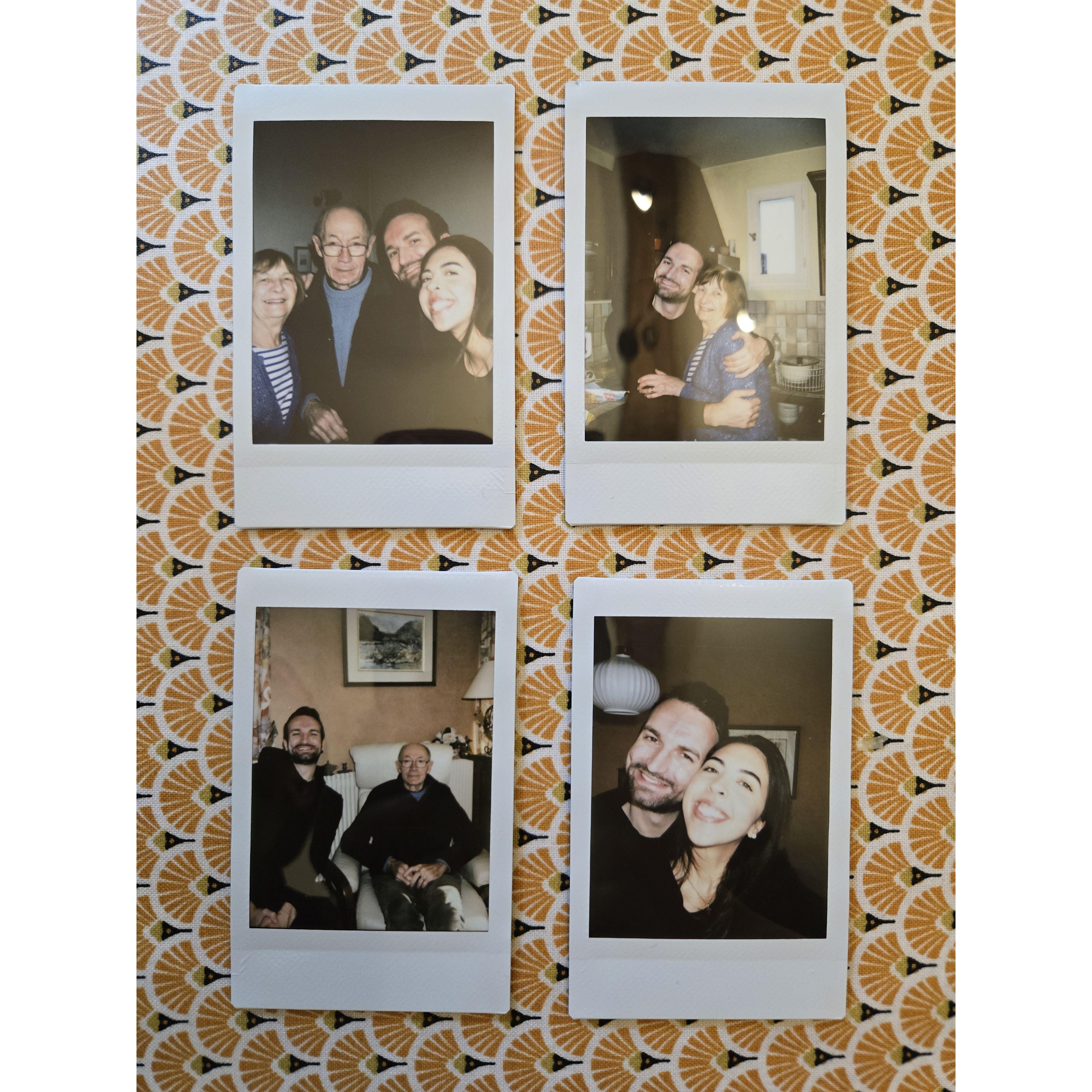 Polaroids with Mamie Nicole & Papi René in Charleville-Mezières, France! {29 November 2024}
