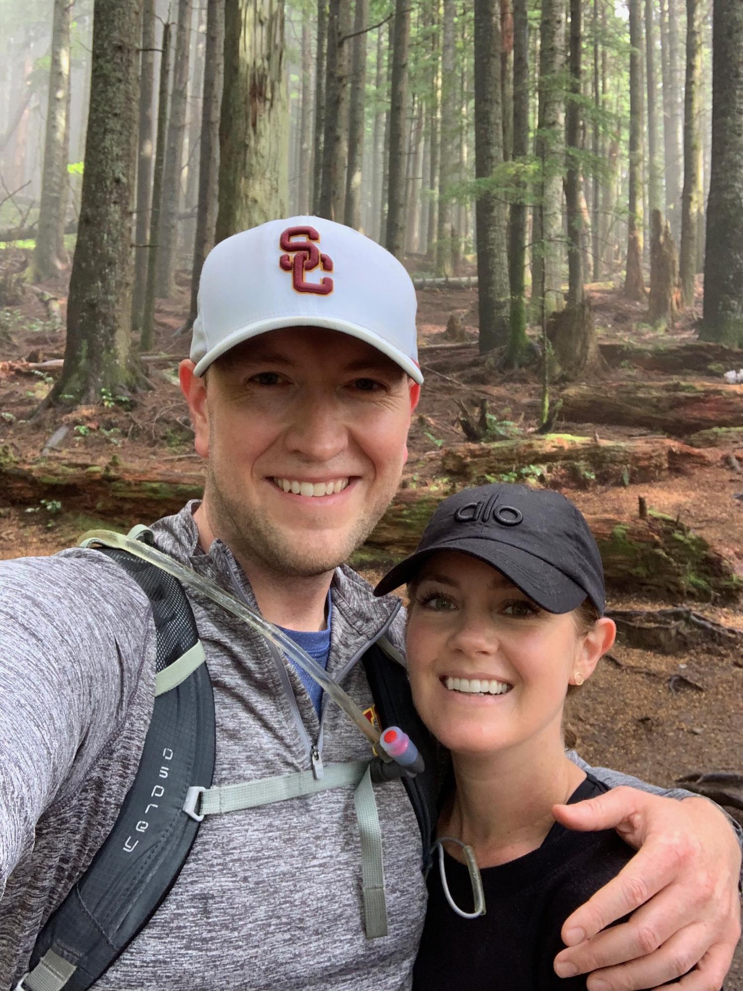 Setting out on a hike at Rattlesnake Ledge in North Bend, WA - 7/27/19