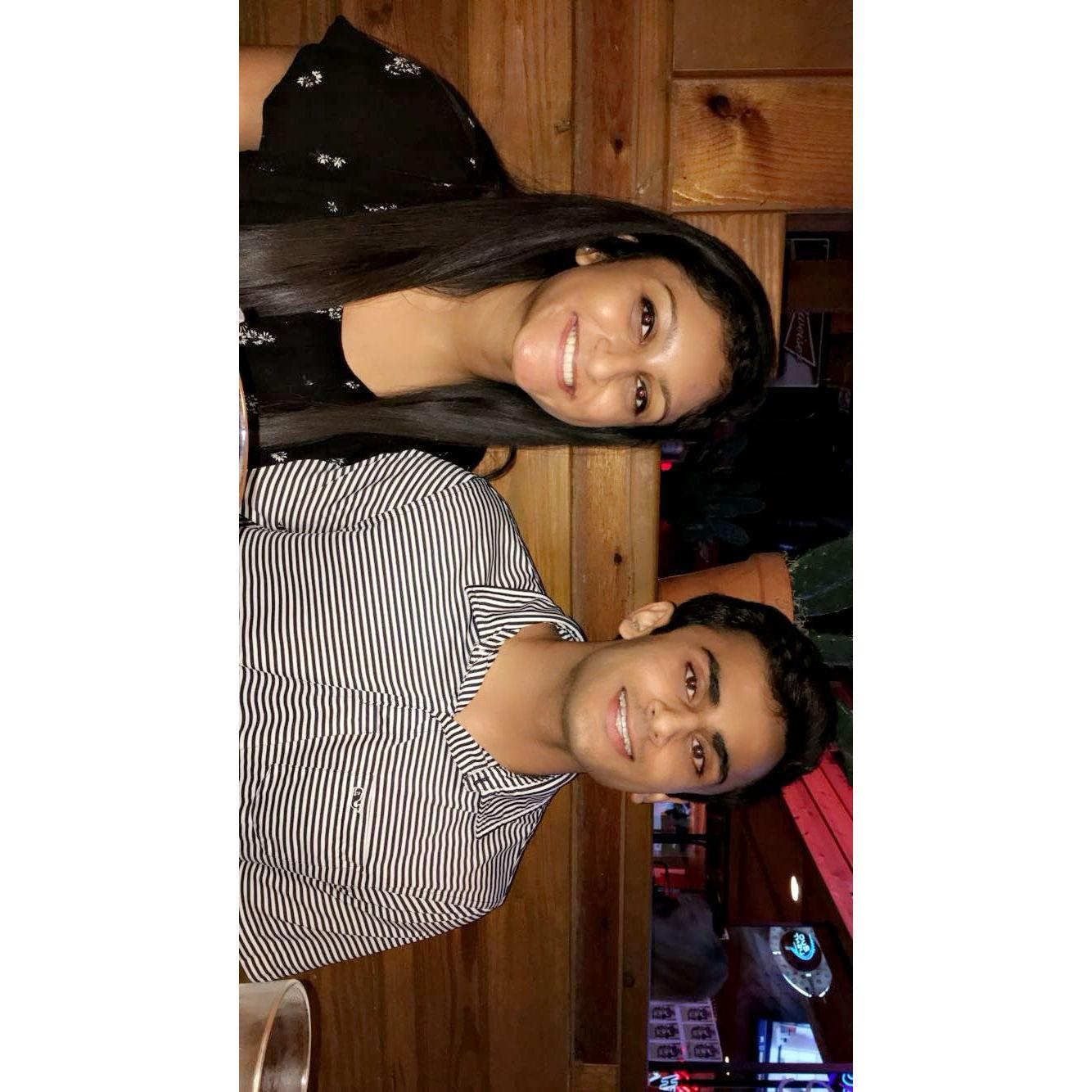 2016 - One of our first dates.