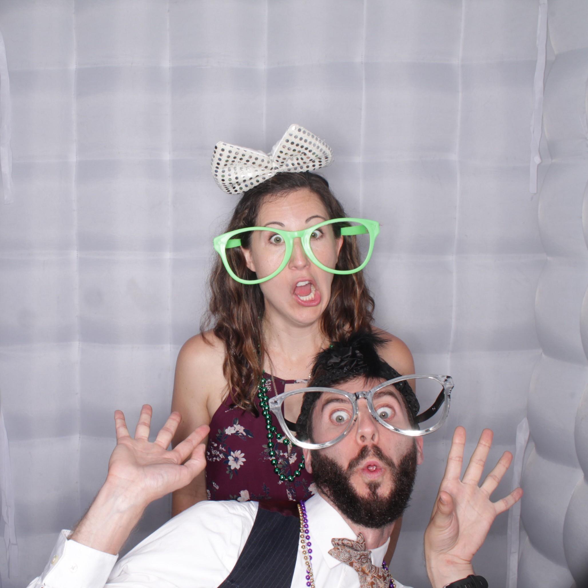 Photo booth shot during Dan's cousin's wedding.