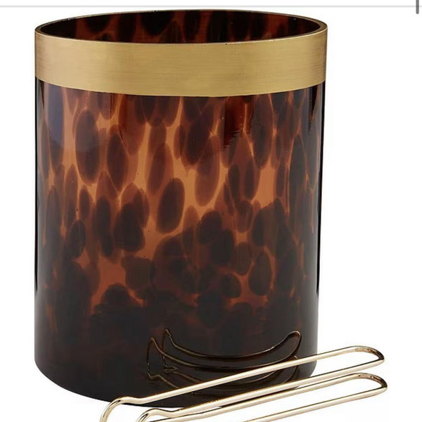 Mud Pie Heritage Home Collection Tortoise Ice Bucket with Tong | Dillard's