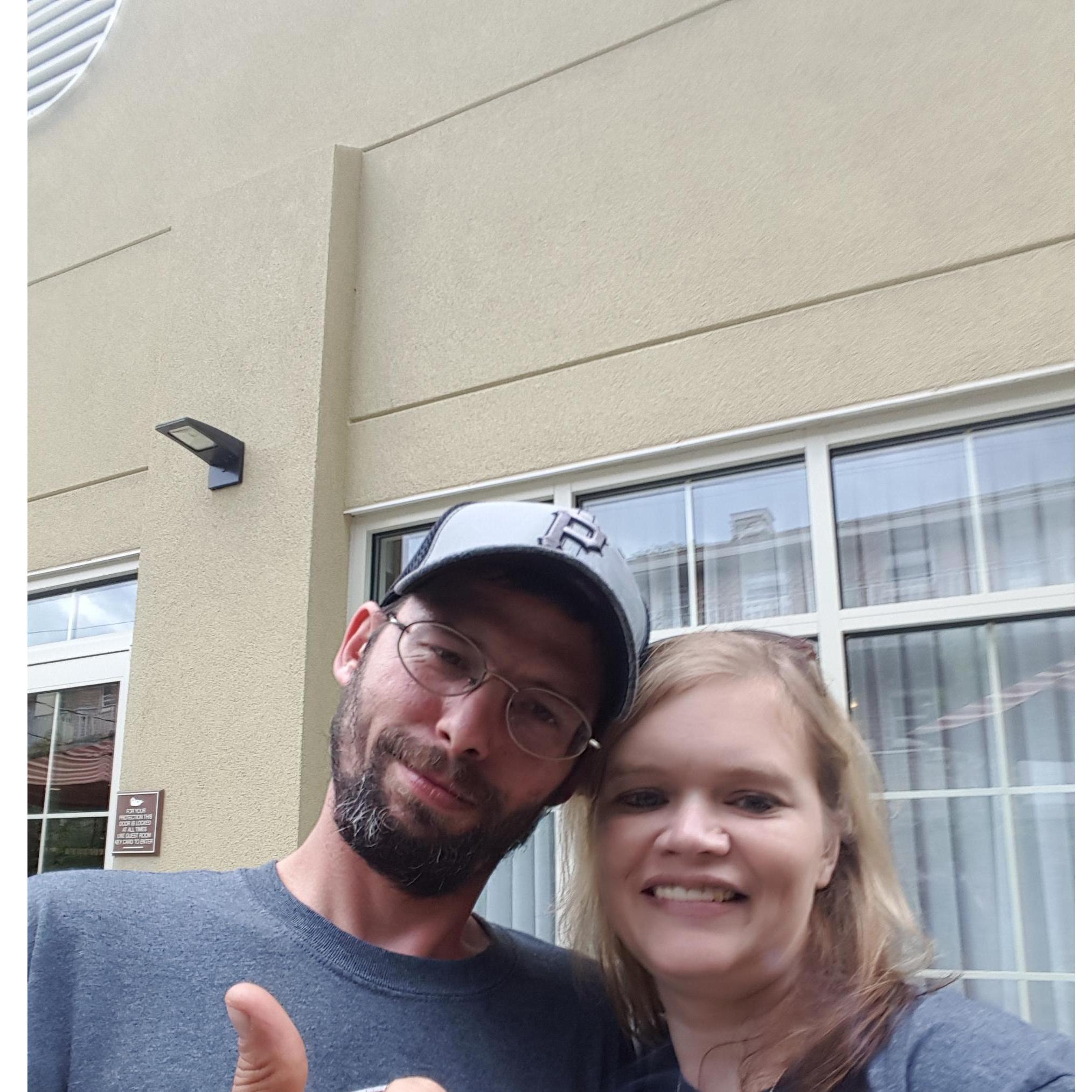 This was us on our first vacation together