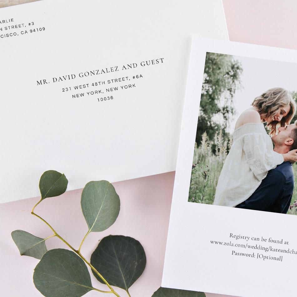 Zola Wedding & Bridal Shower Invitations Galata Vine