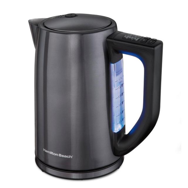 Hamilton Beach® 1.7-Liter Variable Temperature Kettle in Black