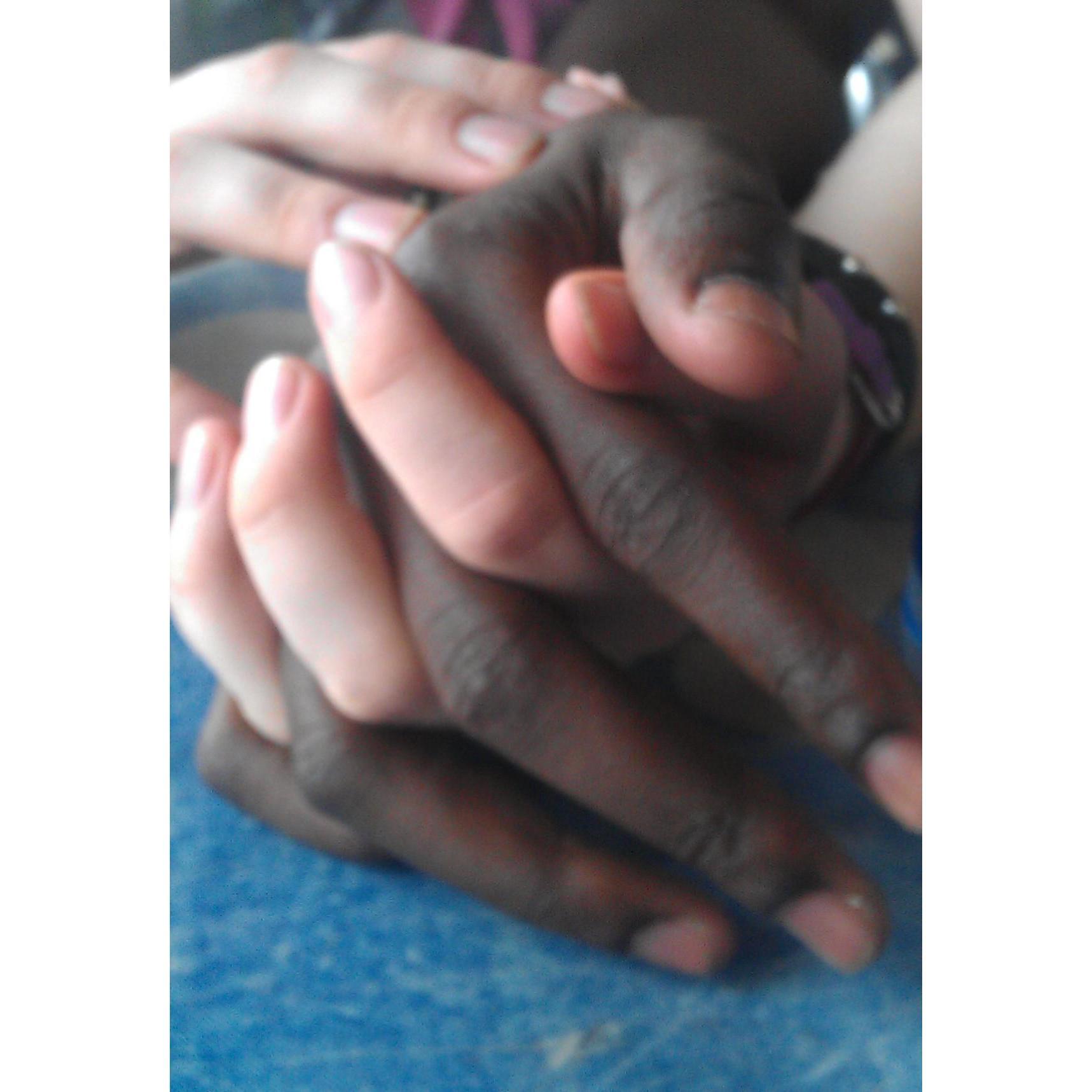 First time holding hands! <3