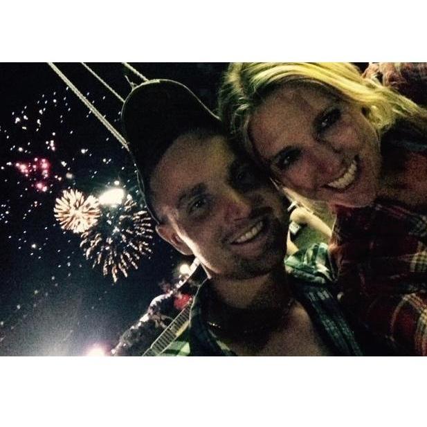 Ou first musical festival together at Faster Horses in 2015