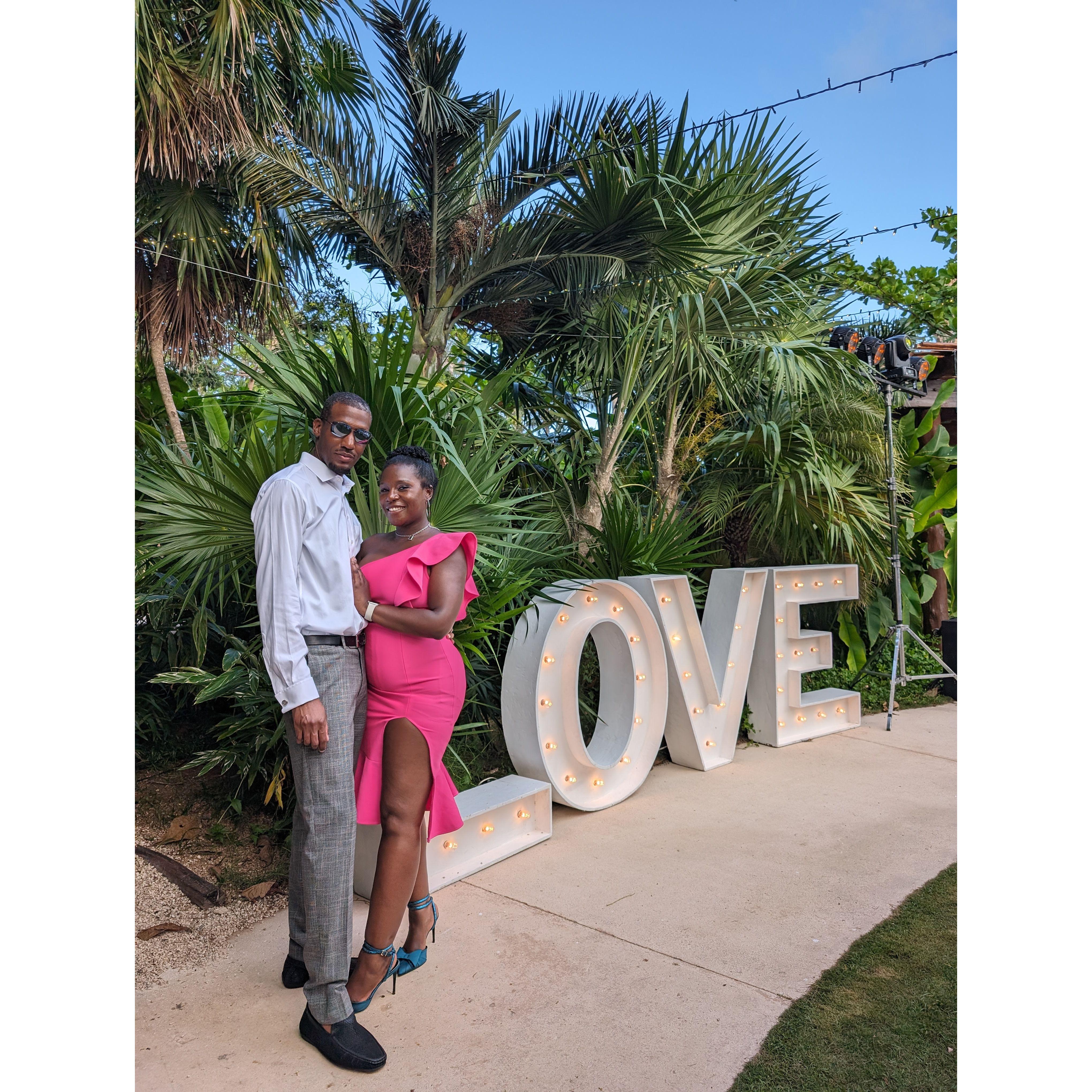 Watching friends say I do.